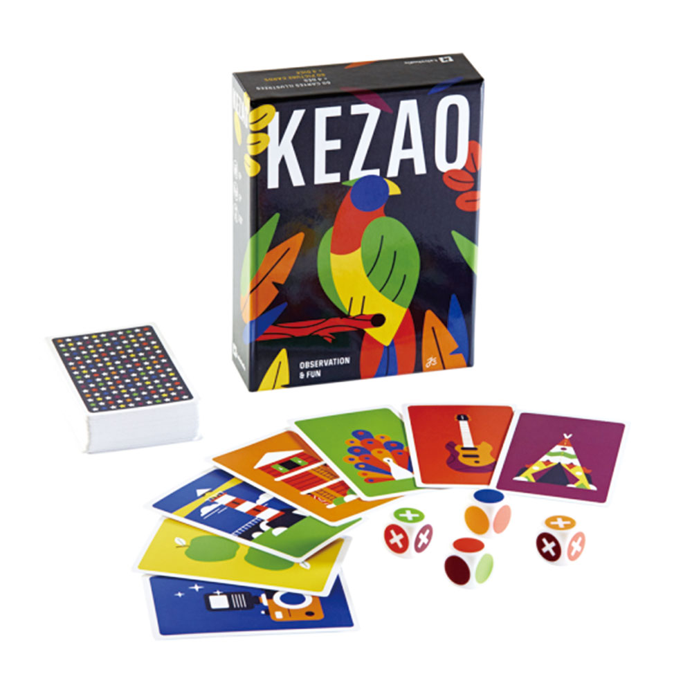 色彩感覚カードゲーム KEZAO(ケザオ) 新発売のお知らせ
