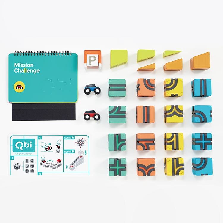 キッズ・デザイン賞受賞 Qbi(Qbi toy) Classic BASIC 標準セット 23