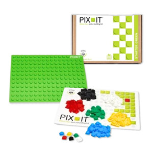 【新発売】PIX-IT Starter Green ピクシット 6色／各30ピース 専用ボード＆ワークブック付き
