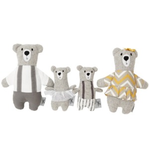 【アウトレット40%OFF】byASTRUP お人形 くま おままごと BEAR FAMILY